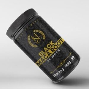 black macaroot powder